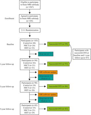 Effects of a 5-Year Exercise Intervention on White Matter Microstructural Organization in Older Adults. A Generation 100 Substudy